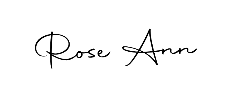 How to make Rose Ann signature? Autography-DOLnW is a professional autograph style. Create handwritten signature for Rose Ann name. Rose Ann signature style 10 images and pictures png