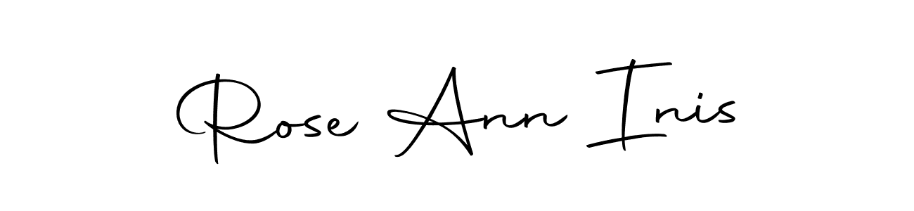 Best and Professional Signature Style for Rose Ann Inis. Autography-DOLnW Best Signature Style Collection. Rose Ann Inis signature style 10 images and pictures png