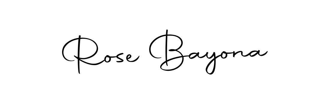 The best way (Autography-DOLnW) to make a short signature is to pick only two or three words in your name. The name Rose Bayona include a total of six letters. For converting this name. Rose Bayona signature style 10 images and pictures png