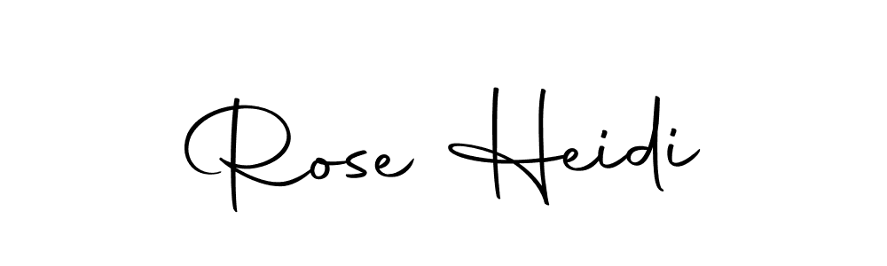 Design your own signature with our free online signature maker. With this signature software, you can create a handwritten (Autography-DOLnW) signature for name Rose Heidi. Rose Heidi signature style 10 images and pictures png