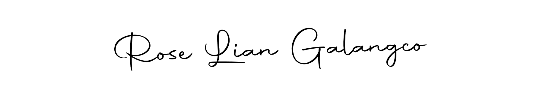 Make a beautiful signature design for name Rose Lian Galangco. With this signature (Autography-DOLnW) style, you can create a handwritten signature for free. Rose Lian Galangco signature style 10 images and pictures png