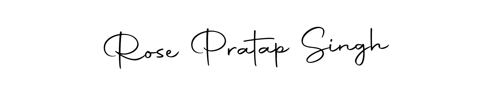 How to make Rose Pratap Singh name signature. Use Autography-DOLnW style for creating short signs online. This is the latest handwritten sign. Rose Pratap Singh signature style 10 images and pictures png