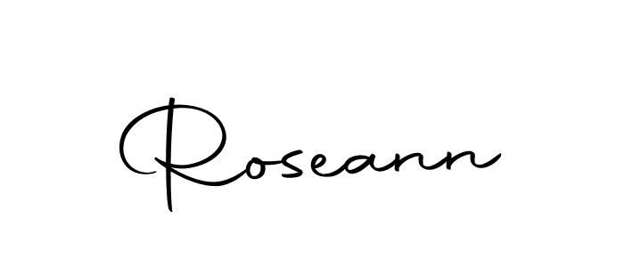 How to make Roseann signature? Autography-DOLnW is a professional autograph style. Create handwritten signature for Roseann name. Roseann signature style 10 images and pictures png
