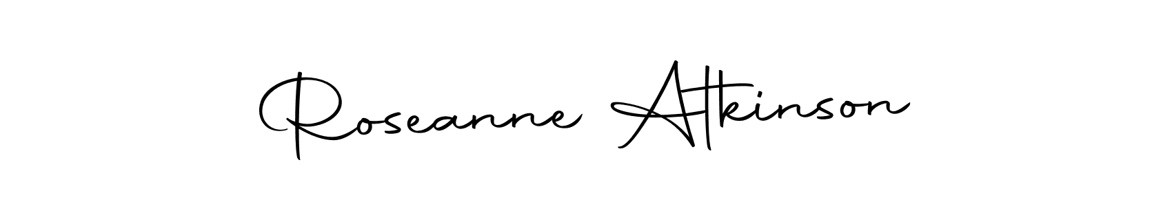 Make a short Roseanne Atkinson signature style. Manage your documents anywhere anytime using Autography-DOLnW. Create and add eSignatures, submit forms, share and send files easily. Roseanne Atkinson signature style 10 images and pictures png