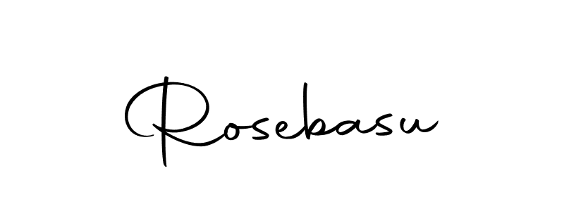 Make a short Rosebasu signature style. Manage your documents anywhere anytime using Autography-DOLnW. Create and add eSignatures, submit forms, share and send files easily. Rosebasu signature style 10 images and pictures png