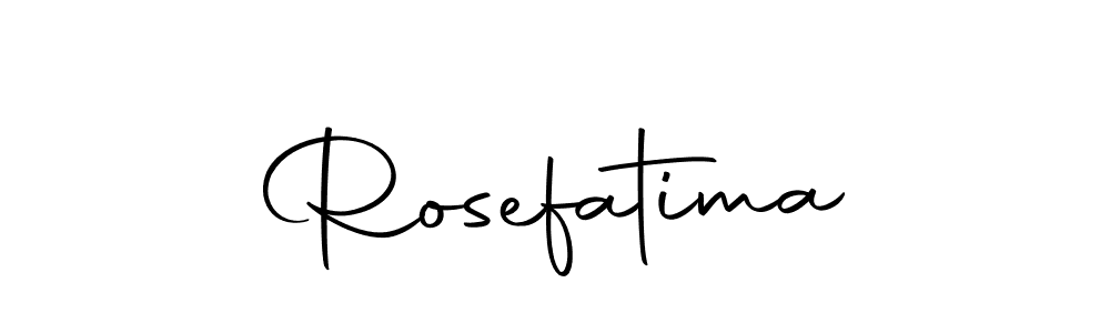 Use a signature maker to create a handwritten signature online. With this signature software, you can design (Autography-DOLnW) your own signature for name Rosefatima. Rosefatima signature style 10 images and pictures png