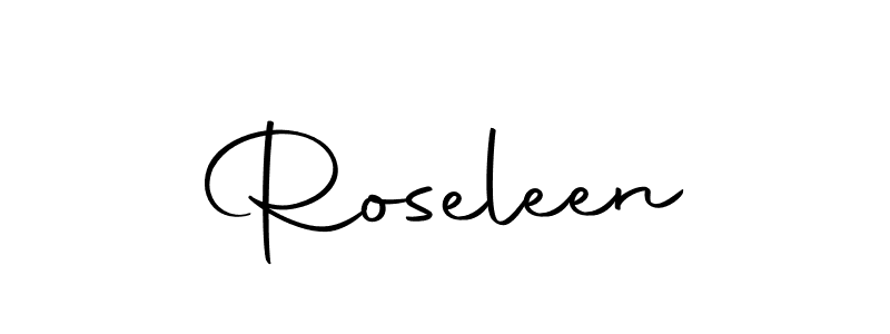 Create a beautiful signature design for name Roseleen. With this signature (Autography-DOLnW) fonts, you can make a handwritten signature for free. Roseleen signature style 10 images and pictures png