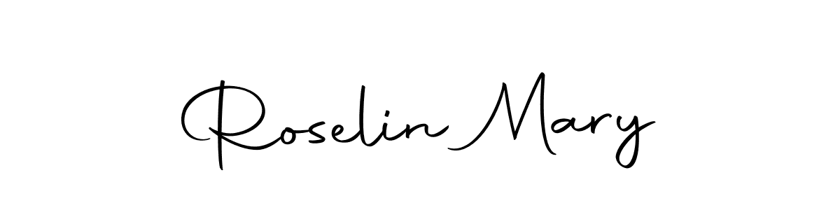 Design your own signature with our free online signature maker. With this signature software, you can create a handwritten (Autography-DOLnW) signature for name Roselin Mary. Roselin Mary signature style 10 images and pictures png