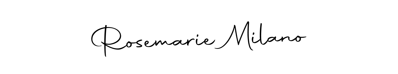 Here are the top 10 professional signature styles for the name Rosemarie Milano. These are the best autograph styles you can use for your name. Rosemarie Milano signature style 10 images and pictures png