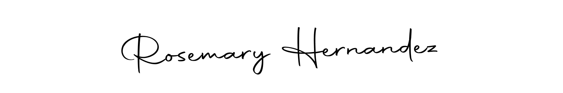 How to make Rosemary Hernandez name signature. Use Autography-DOLnW style for creating short signs online. This is the latest handwritten sign. Rosemary Hernandez signature style 10 images and pictures png