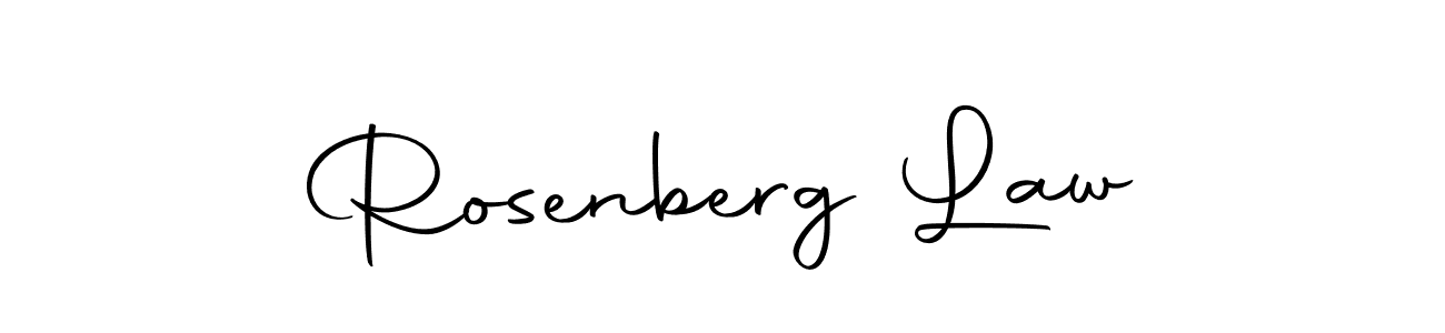 Make a beautiful signature design for name Rosenberg Law. With this signature (Autography-DOLnW) style, you can create a handwritten signature for free. Rosenberg Law signature style 10 images and pictures png