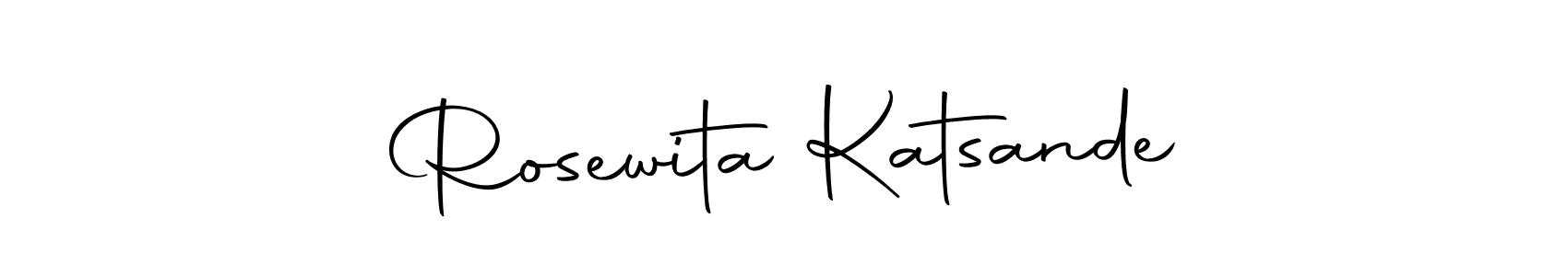 Also we have Rosewita Katsande name is the best signature style. Create professional handwritten signature collection using Autography-DOLnW autograph style. Rosewita Katsande signature style 10 images and pictures png