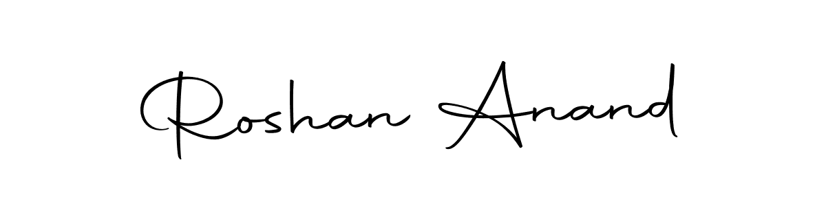 Use a signature maker to create a handwritten signature online. With this signature software, you can design (Autography-DOLnW) your own signature for name Roshan Anand. Roshan Anand signature style 10 images and pictures png