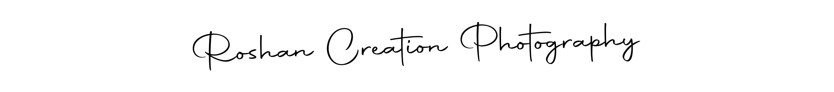 Create a beautiful signature design for name Roshan Creation Photography. With this signature (Autography-DOLnW) fonts, you can make a handwritten signature for free. Roshan Creation Photography signature style 10 images and pictures png