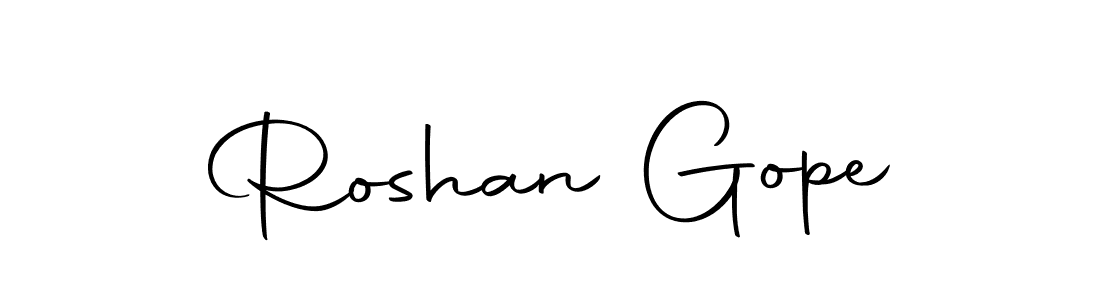 How to make Roshan Gope signature? Autography-DOLnW is a professional autograph style. Create handwritten signature for Roshan Gope name. Roshan Gope signature style 10 images and pictures png