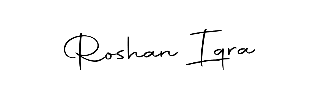 How to make Roshan Iqra signature? Autography-DOLnW is a professional autograph style. Create handwritten signature for Roshan Iqra name. Roshan Iqra signature style 10 images and pictures png