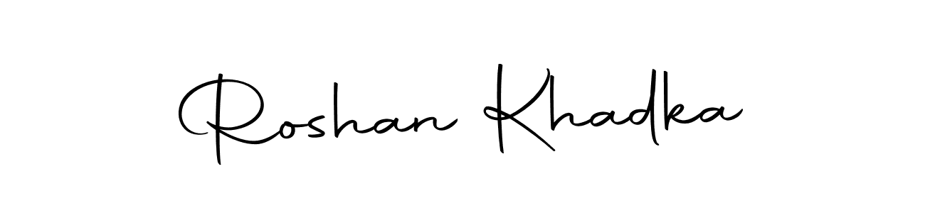 Also we have Roshan Khadka name is the best signature style. Create professional handwritten signature collection using Autography-DOLnW autograph style. Roshan Khadka signature style 10 images and pictures png