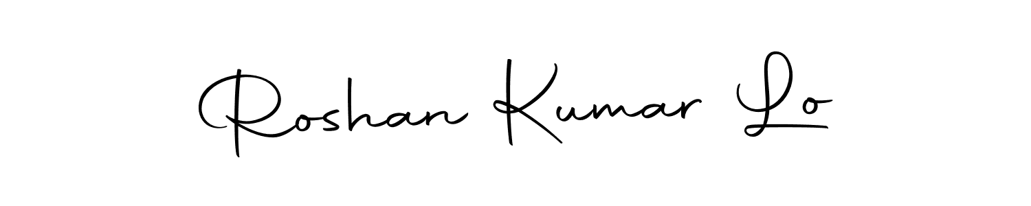 How to make Roshan Kumar Lo signature? Autography-DOLnW is a professional autograph style. Create handwritten signature for Roshan Kumar Lo name. Roshan Kumar Lo signature style 10 images and pictures png