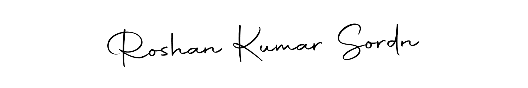 The best way (Autography-DOLnW) to make a short signature is to pick only two or three words in your name. The name Roshan Kumar Sordn include a total of six letters. For converting this name. Roshan Kumar Sordn signature style 10 images and pictures png