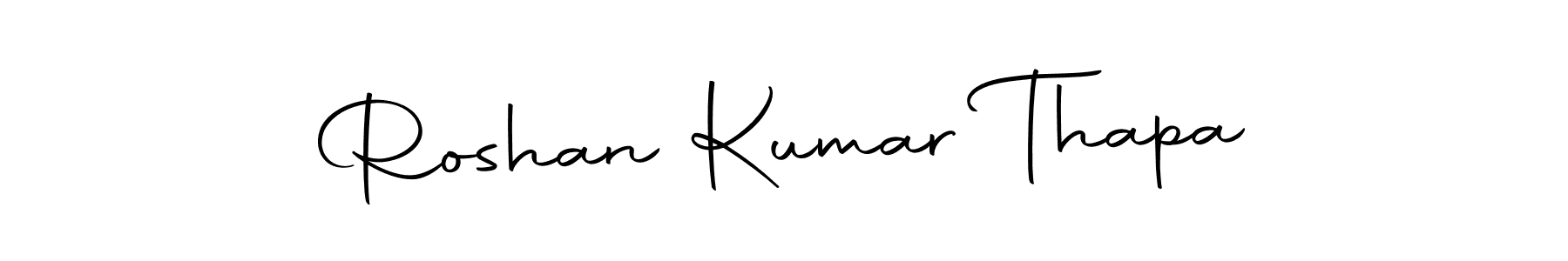 Use a signature maker to create a handwritten signature online. With this signature software, you can design (Autography-DOLnW) your own signature for name Roshan Kumar Thapa. Roshan Kumar Thapa signature style 10 images and pictures png