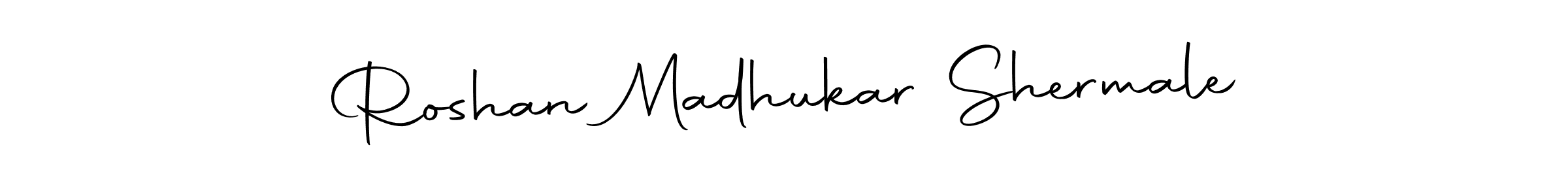 Make a beautiful signature design for name Roshan Madhukar Shermale. Use this online signature maker to create a handwritten signature for free. Roshan Madhukar Shermale signature style 10 images and pictures png
