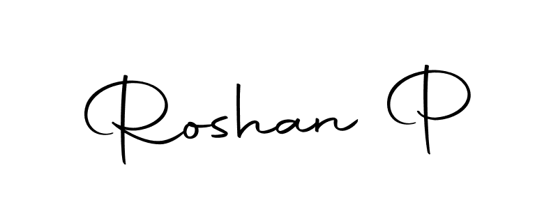 Also we have Roshan P name is the best signature style. Create professional handwritten signature collection using Autography-DOLnW autograph style. Roshan P signature style 10 images and pictures png