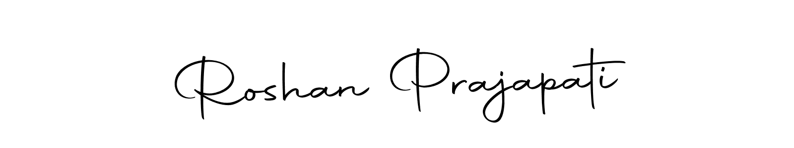 This is the best signature style for the Roshan Prajapati name. Also you like these signature font (Autography-DOLnW). Mix name signature. Roshan Prajapati signature style 10 images and pictures png