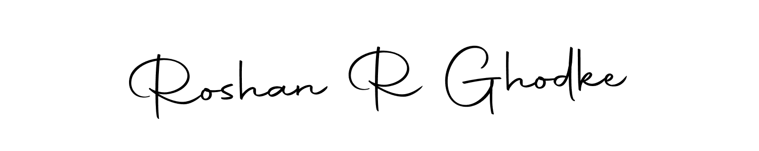 if you are searching for the best signature style for your name Roshan R Ghodke. so please give up your signature search. here we have designed multiple signature styles  using Autography-DOLnW. Roshan R Ghodke signature style 10 images and pictures png