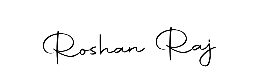 Design your own signature with our free online signature maker. With this signature software, you can create a handwritten (Autography-DOLnW) signature for name Roshan Raj. Roshan Raj signature style 10 images and pictures png