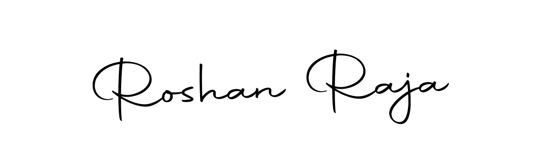 Create a beautiful signature design for name Roshan Raja. With this signature (Autography-DOLnW) fonts, you can make a handwritten signature for free. Roshan Raja signature style 10 images and pictures png