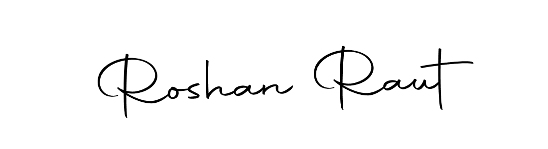 You should practise on your own different ways (Autography-DOLnW) to write your name (Roshan Raut) in signature. don't let someone else do it for you. Roshan Raut signature style 10 images and pictures png