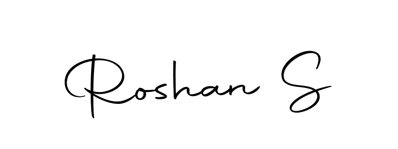 Design your own signature with our free online signature maker. With this signature software, you can create a handwritten (Autography-DOLnW) signature for name Roshan S. Roshan S signature style 10 images and pictures png