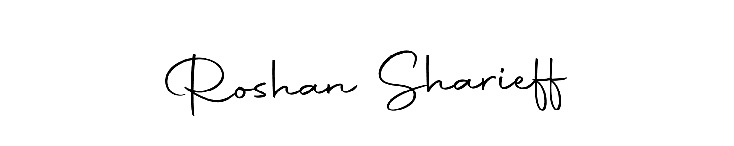 Here are the top 10 professional signature styles for the name Roshan Sharieff. These are the best autograph styles you can use for your name. Roshan Sharieff signature style 10 images and pictures png
