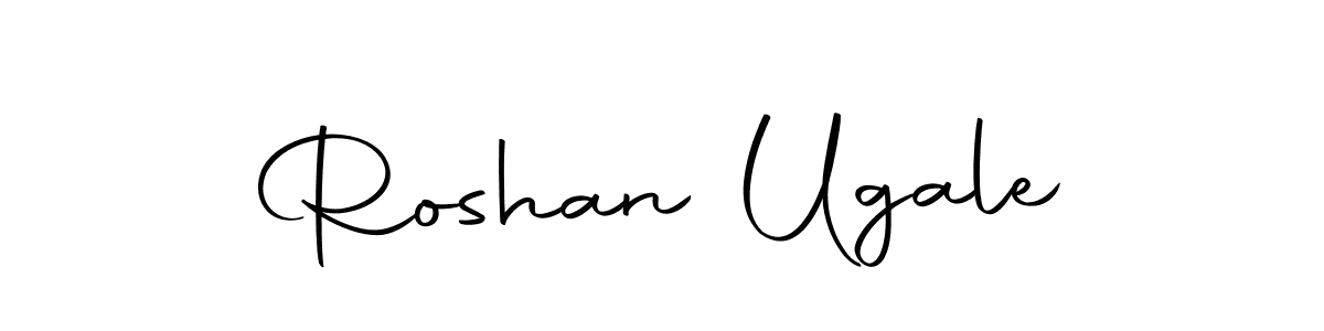 Make a beautiful signature design for name Roshan Ugale. Use this online signature maker to create a handwritten signature for free. Roshan Ugale signature style 10 images and pictures png
