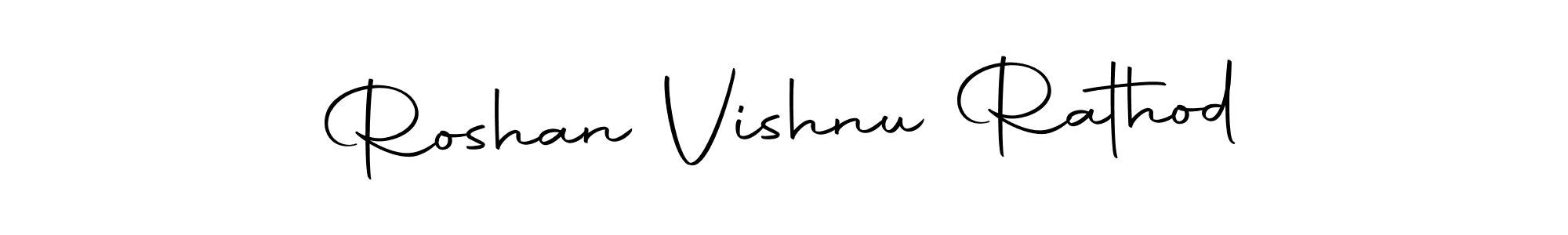 Make a beautiful signature design for name Roshan Vishnu Rathod. Use this online signature maker to create a handwritten signature for free. Roshan Vishnu Rathod signature style 10 images and pictures png