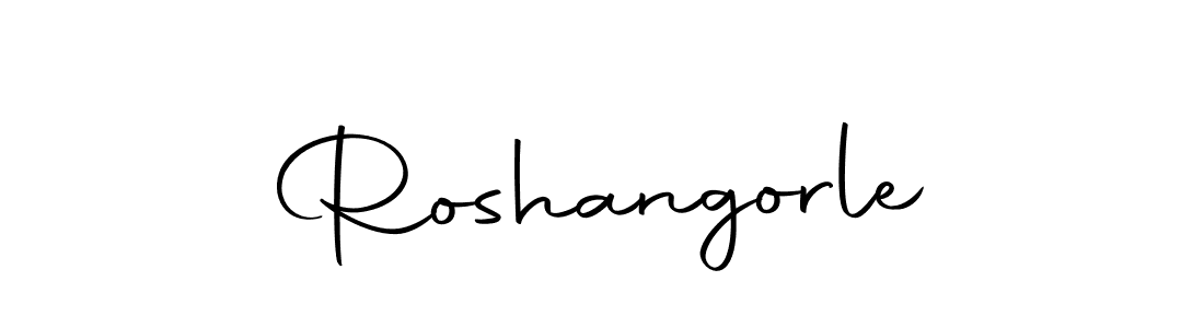 Roshangorle stylish signature style. Best Handwritten Sign (Autography-DOLnW) for my name. Handwritten Signature Collection Ideas for my name Roshangorle. Roshangorle signature style 10 images and pictures png