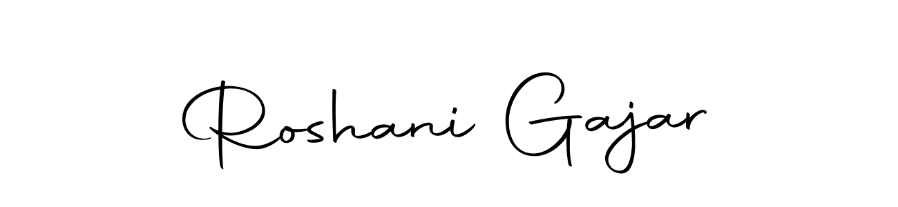 Make a beautiful signature design for name Roshani Gajar. Use this online signature maker to create a handwritten signature for free. Roshani Gajar signature style 10 images and pictures png