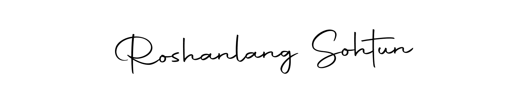 It looks lik you need a new signature style for name Roshanlang Sohtun. Design unique handwritten (Autography-DOLnW) signature with our free signature maker in just a few clicks. Roshanlang Sohtun signature style 10 images and pictures png