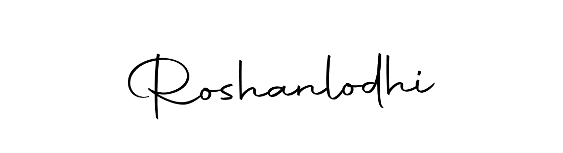 Make a beautiful signature design for name Roshanlodhi. With this signature (Autography-DOLnW) style, you can create a handwritten signature for free. Roshanlodhi signature style 10 images and pictures png