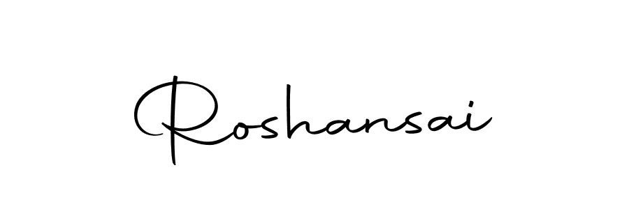 Create a beautiful signature design for name Roshansai. With this signature (Autography-DOLnW) fonts, you can make a handwritten signature for free. Roshansai signature style 10 images and pictures png