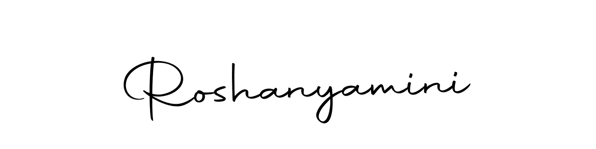 Make a beautiful signature design for name Roshanyamini. Use this online signature maker to create a handwritten signature for free. Roshanyamini signature style 10 images and pictures png