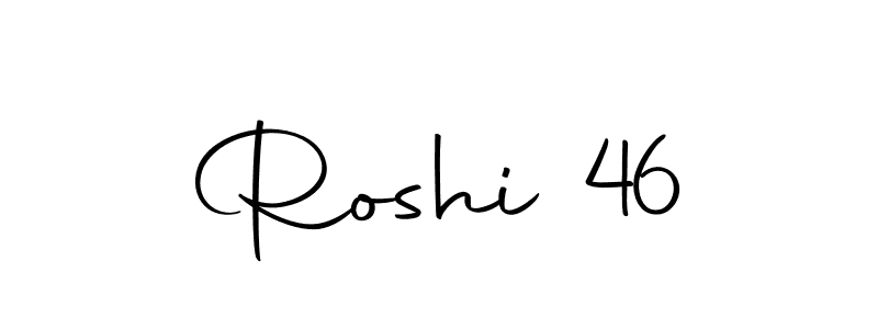 Create a beautiful signature design for name Roshi 46. With this signature (Autography-DOLnW) fonts, you can make a handwritten signature for free. Roshi 46 signature style 10 images and pictures png