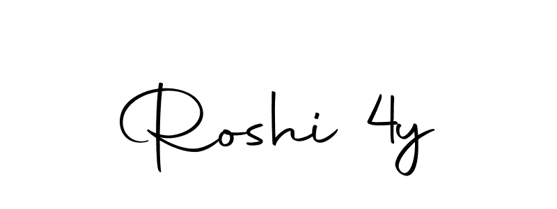 Roshi 4y stylish signature style. Best Handwritten Sign (Autography-DOLnW) for my name. Handwritten Signature Collection Ideas for my name Roshi 4y. Roshi 4y signature style 10 images and pictures png