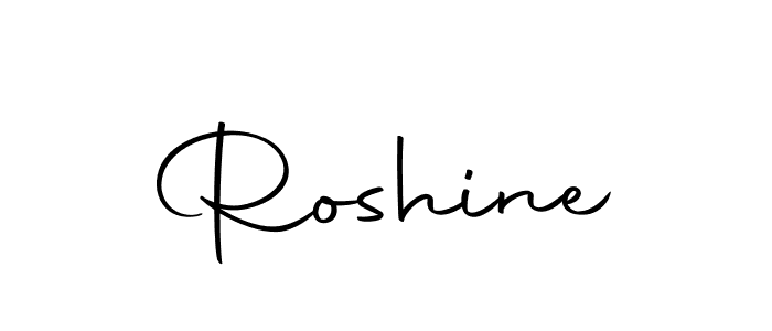 Here are the top 10 professional signature styles for the name Roshine. These are the best autograph styles you can use for your name. Roshine signature style 10 images and pictures png