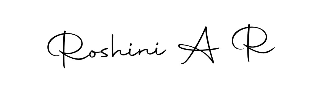 Make a beautiful signature design for name Roshini A R. With this signature (Autography-DOLnW) style, you can create a handwritten signature for free. Roshini A R signature style 10 images and pictures png