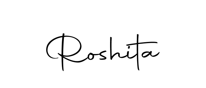 You should practise on your own different ways (Autography-DOLnW) to write your name (Roshita) in signature. don't let someone else do it for you. Roshita signature style 10 images and pictures png