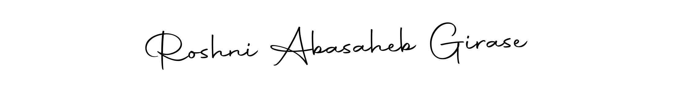 Make a short Roshni Abasaheb Girase signature style. Manage your documents anywhere anytime using Autography-DOLnW. Create and add eSignatures, submit forms, share and send files easily. Roshni Abasaheb Girase signature style 10 images and pictures png