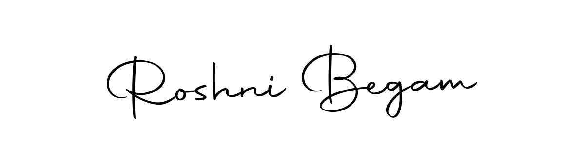 Design your own signature with our free online signature maker. With this signature software, you can create a handwritten (Autography-DOLnW) signature for name Roshni Begam. Roshni Begam signature style 10 images and pictures png