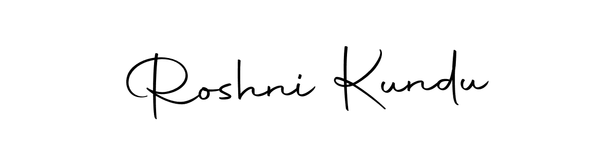 Make a beautiful signature design for name Roshni Kundu. Use this online signature maker to create a handwritten signature for free. Roshni Kundu signature style 10 images and pictures png