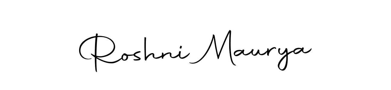 Make a beautiful signature design for name Roshni Maurya. With this signature (Autography-DOLnW) style, you can create a handwritten signature for free. Roshni Maurya signature style 10 images and pictures png